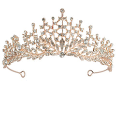 Baroque Crystal Queen Crowns Tiaras Princess Hair Accessories
