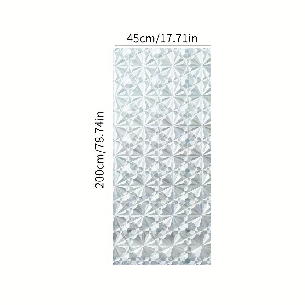 Privacy Window Film UV Protection Static Cling for Home Office