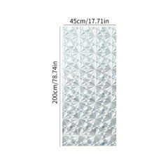 Privacy Window Film UV Protection Static Cling for Home Office
