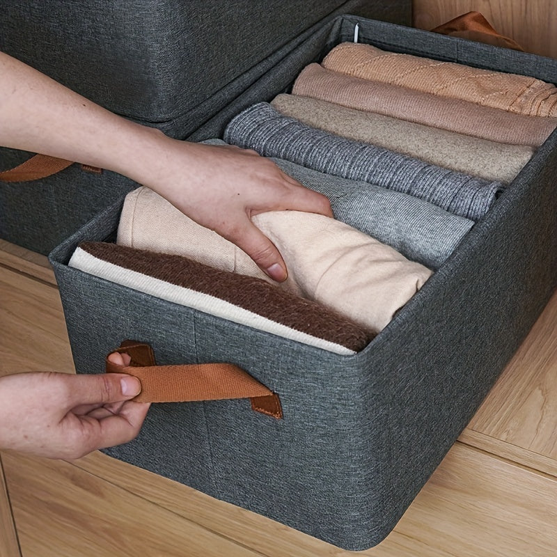 Fabric Storage Bins with Steel Frame - Closet Organizers