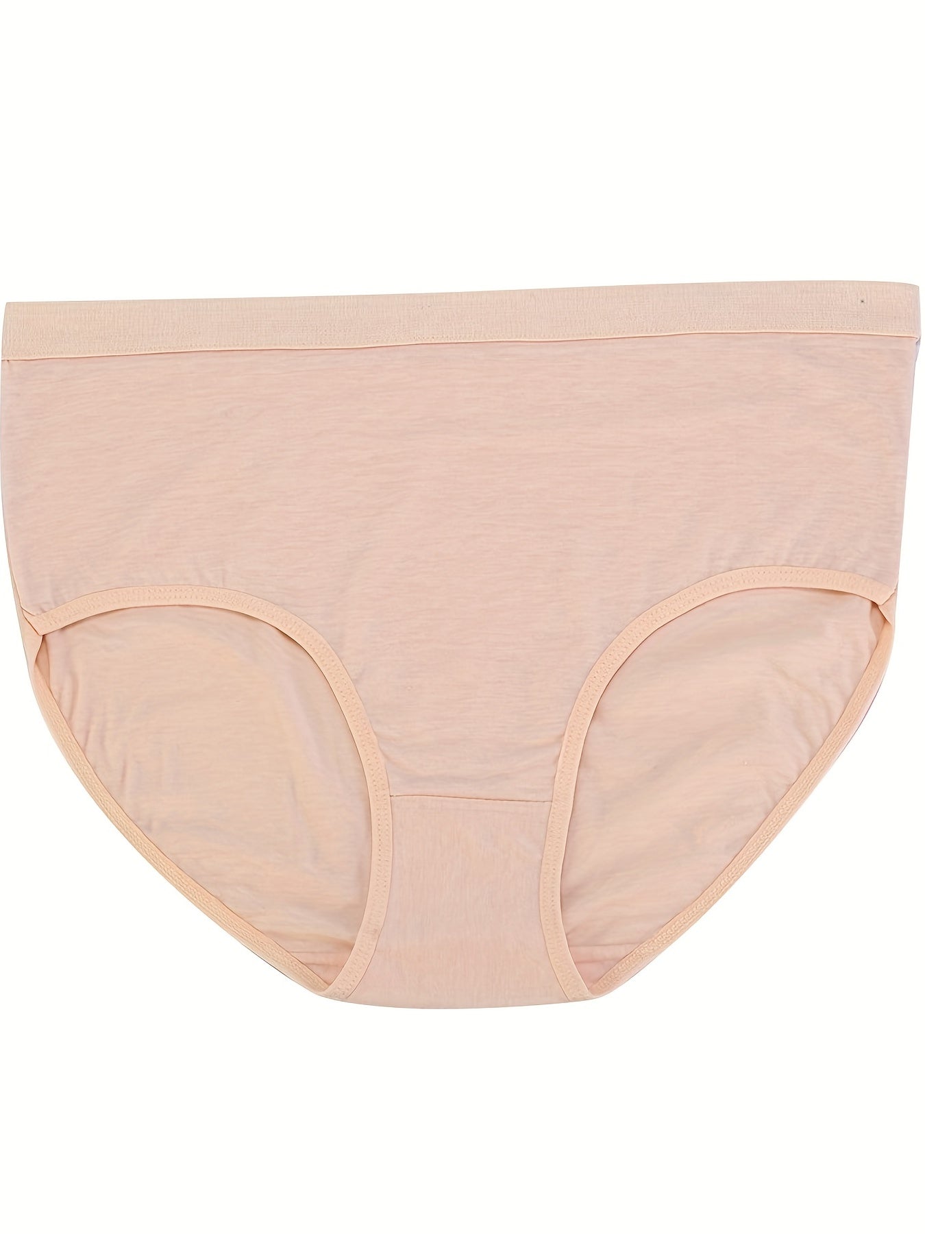 4 Pack Plus Size Basic Underwear Set Women's Plus Medium Stretch