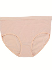4 Pack Plus Size Basic Underwear Set Women's Plus Medium Stretch