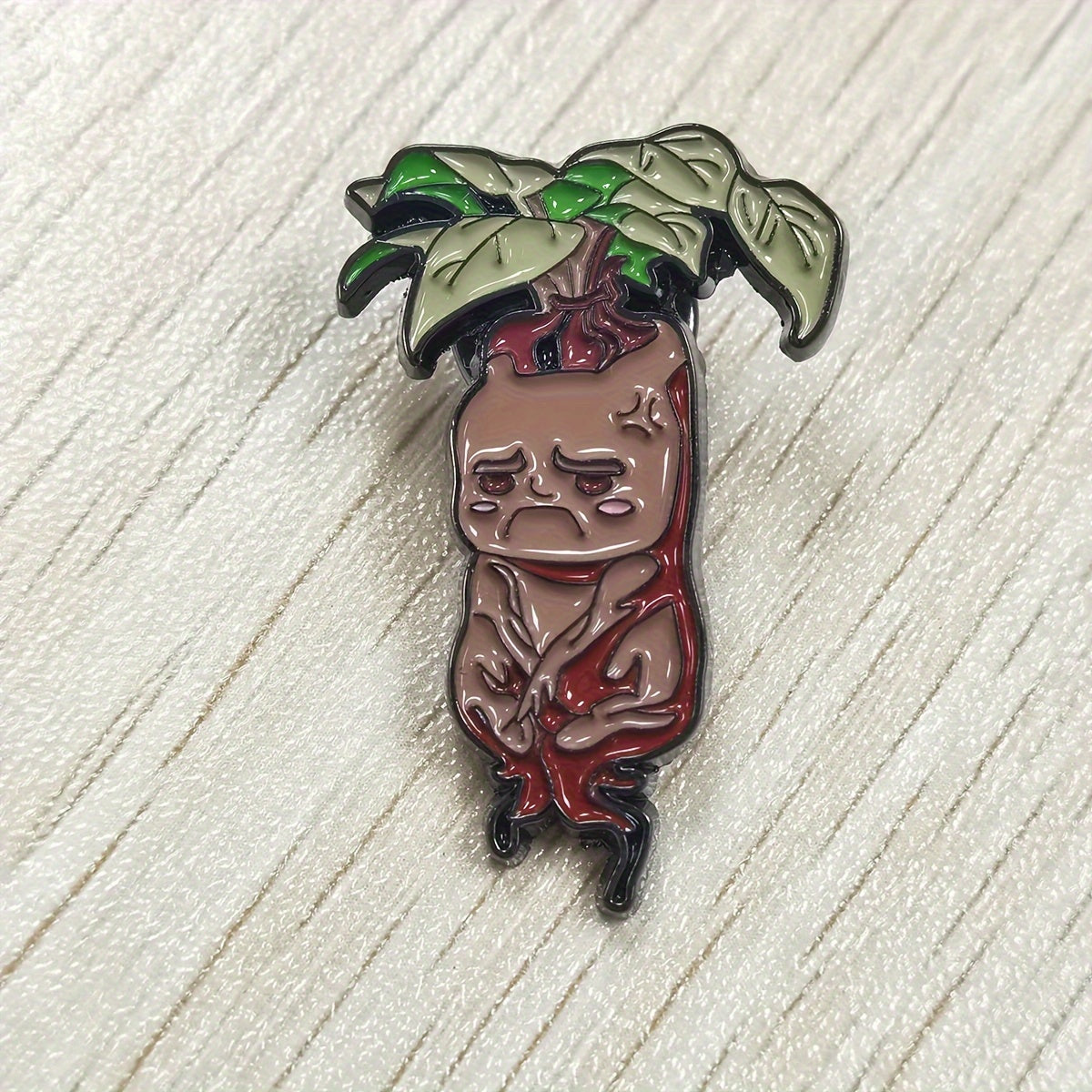 Mandrake Brooch Pin 5.08cm Accessory for Bag, Anime Style Christmas Gift