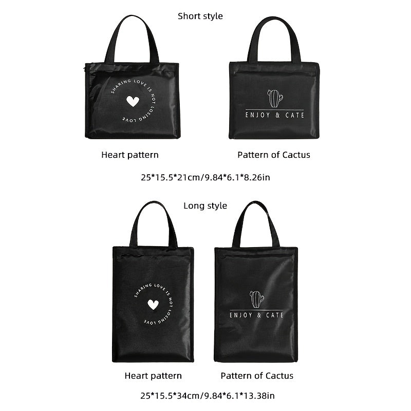 Insulation Lunch Bag Aluminum Foil Waterproof Travel Picnic Bag