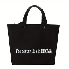 Vintage Graphic Tote Bag Retro Satchel Canvas Shoulder Purse