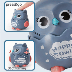 Cartoon Owl Press and Go Toy for 2-Year-Old Boys