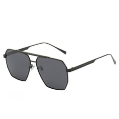 Men's Large Metal Square Sunglasses