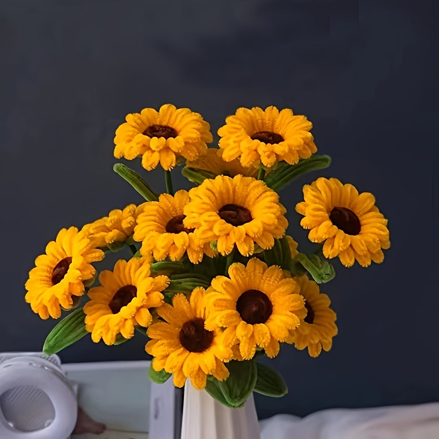 300pcs Velvet Tassel Stems for Sunflower Bouquets