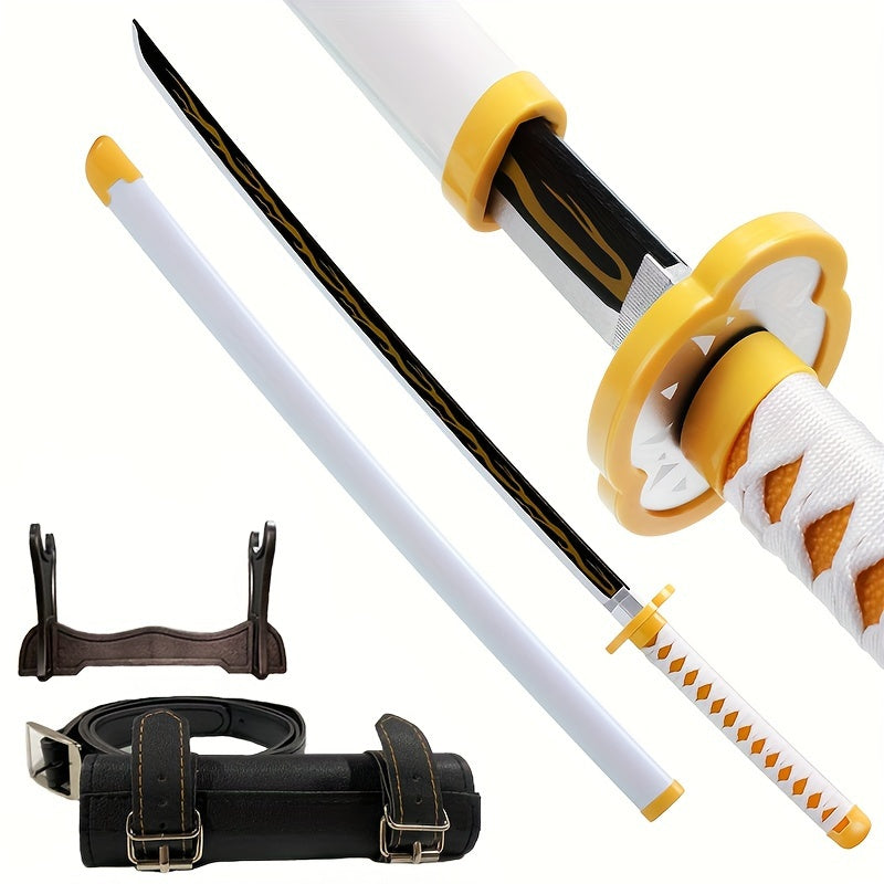 Wooden Anime Sword Samurai Katana Sword for Halloween Cosplay