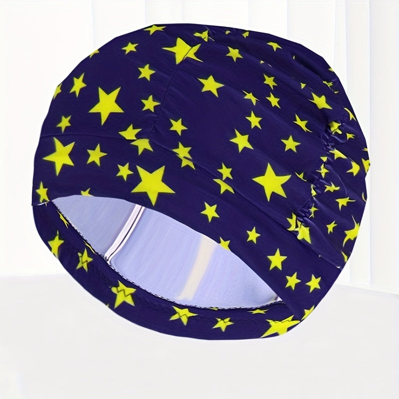 Pleated Swim Caps for Men Women Large Head Long Short Hair Bathing Cap