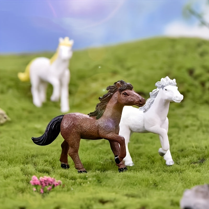 Handcrafted Horse Statue for Landscaping and Bonsai Decor