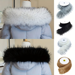 Faux Fur Fox Raccoon Collar Christmas Tree Strip