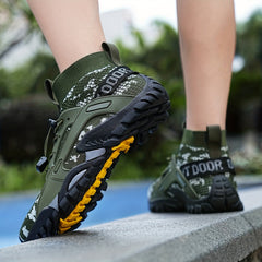 Lightweight Camo Water Shoes with Buckle Quick Dry Non Slip Sneakers