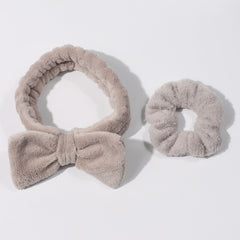 4pcs Microfiber Spa Headband & Wristband Set