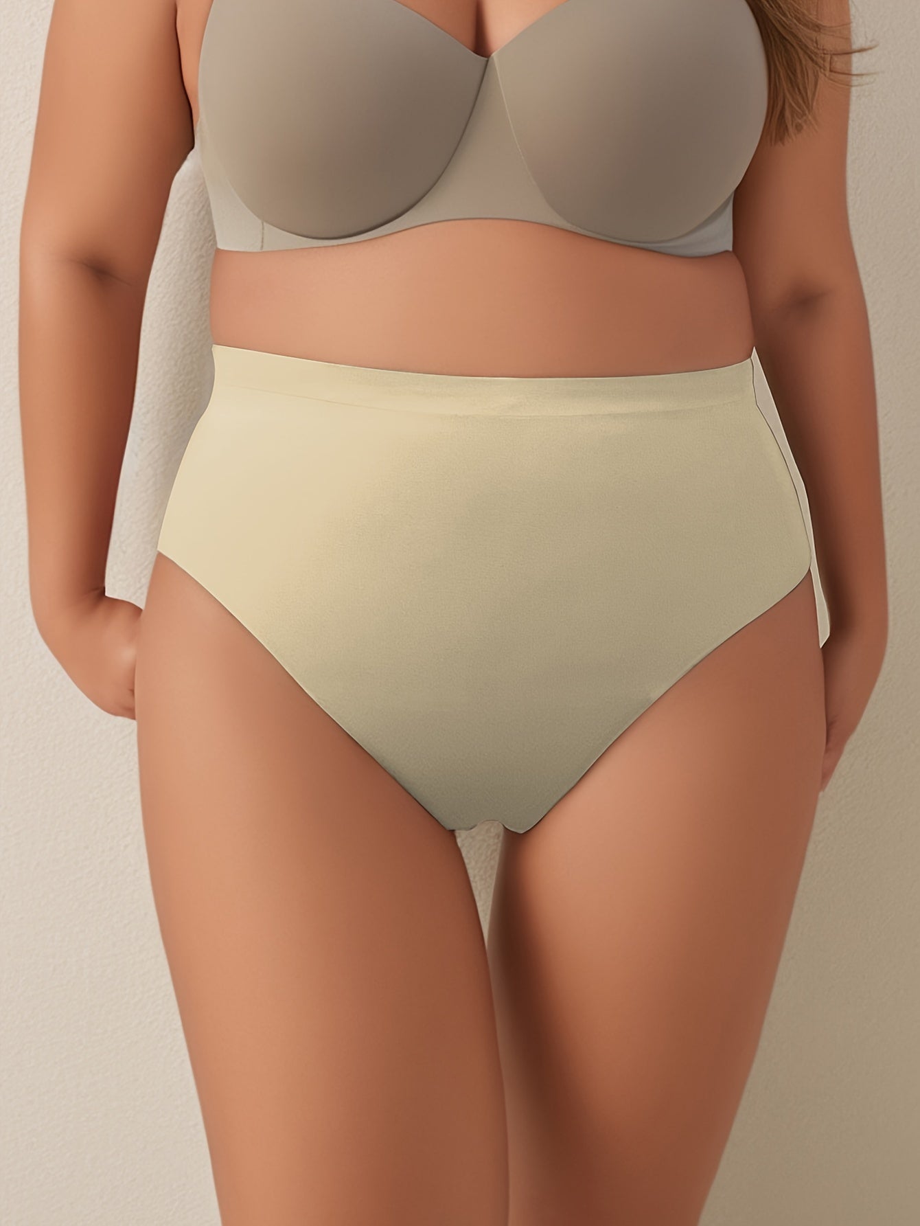  Seamless High Waisted Basic Underwear