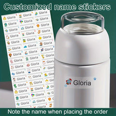 Custom Waterproof Name Sticky Lable School Office Name Stickers