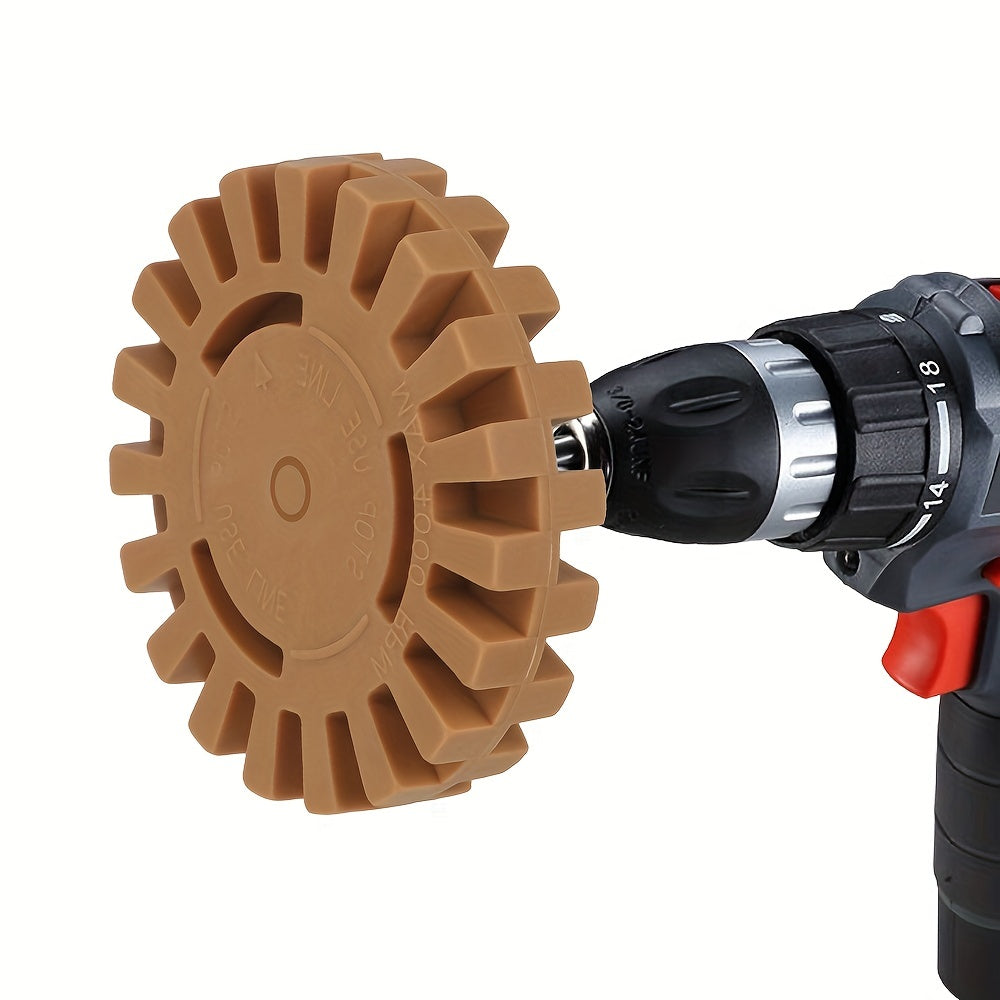 Rubber Eraser Wheel Car Repair Paint Tool Glue Sticker Decal Remover