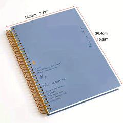 B5 Spiral Notebook Diary 150 Sheets Office Supplies School Stationery 1PC