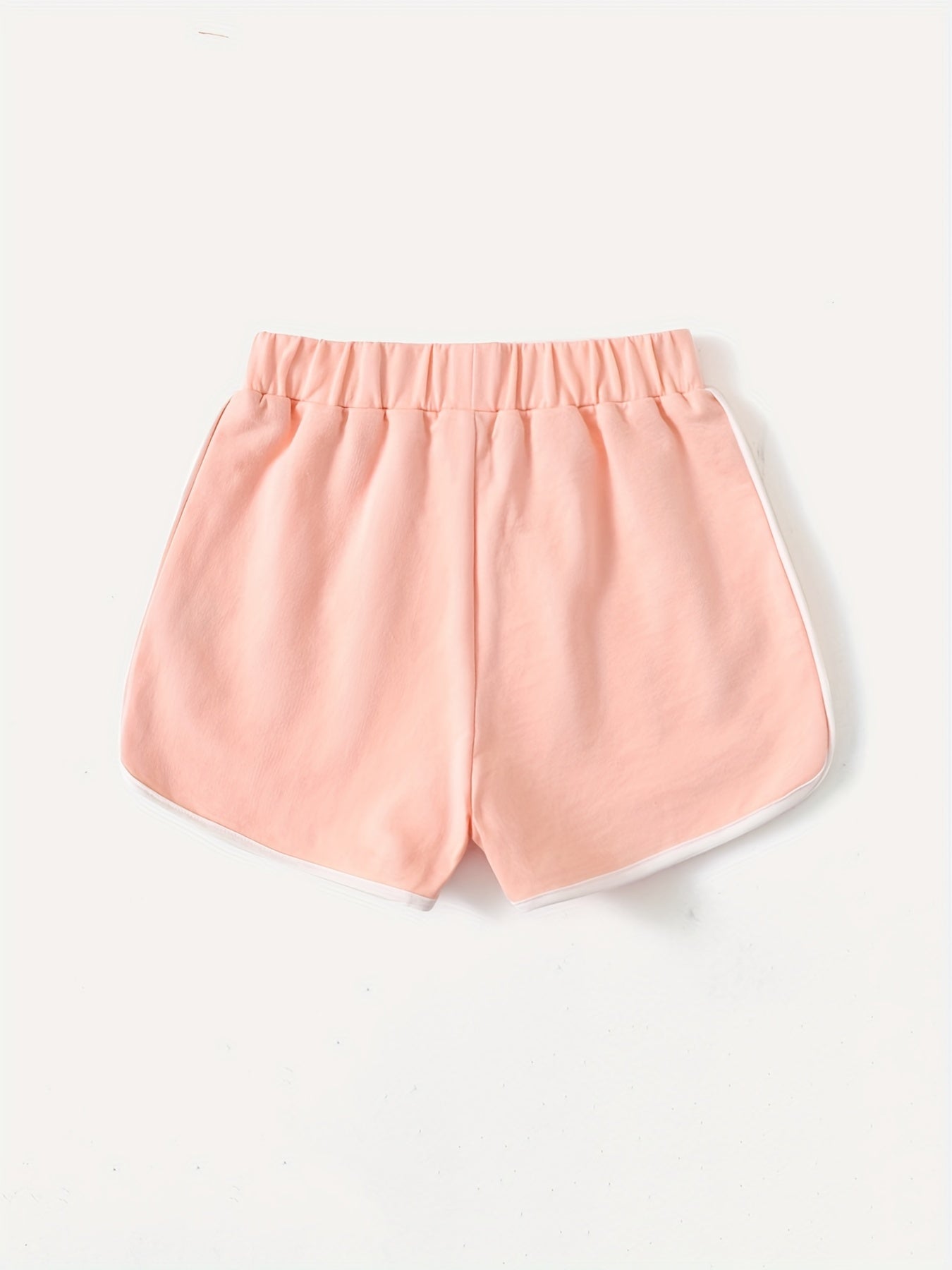 Girls Cartoon 'Cool Kid' Active Running Shorts Summer Athletic Shorts