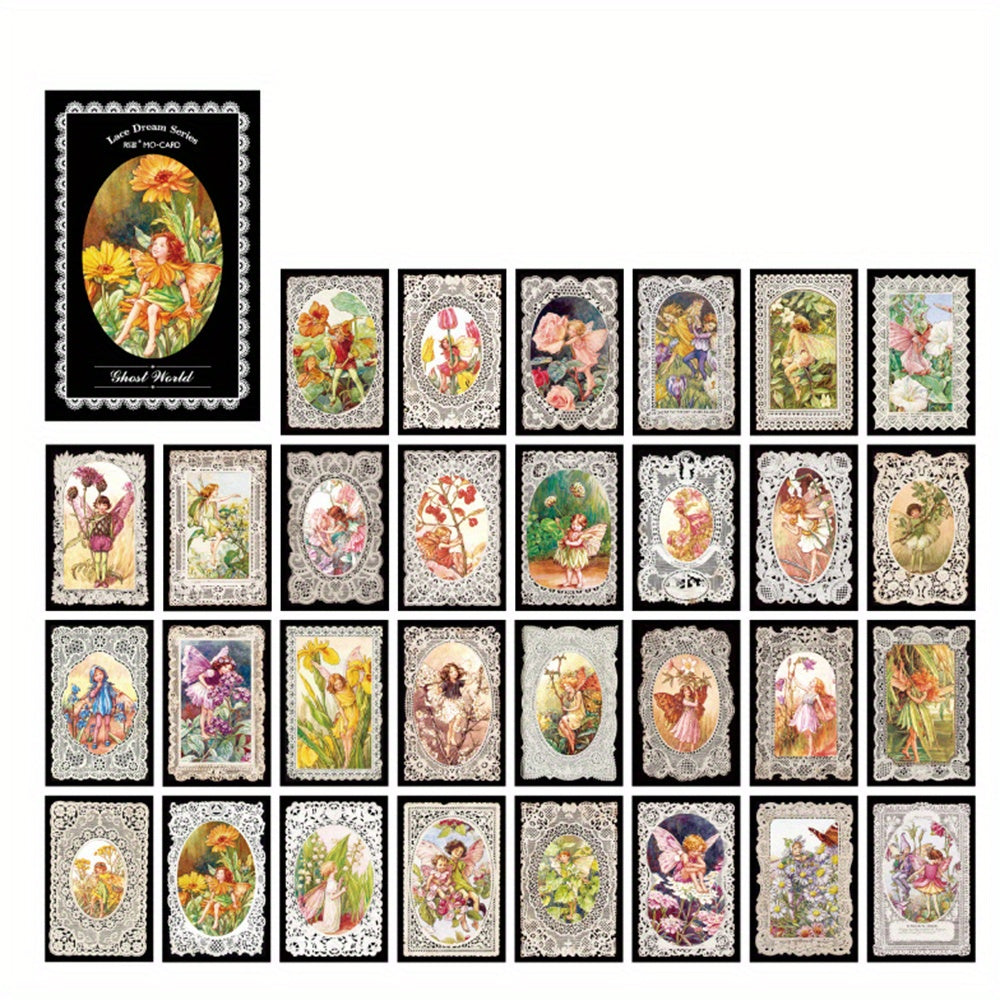 60sheets Vintage Spirit World Scrapbook Paper for DIY Journal