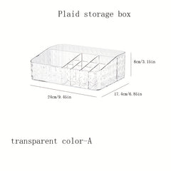 PET Material Drawer Storage Box for Cosmetics Stationery Bathroom Toiletries