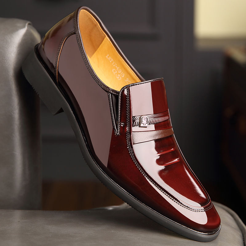 LAORENTOU Men's Pointed Toe Dress Shoes for Wedding