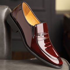 LAORENTOU Men's Pointed Toe Dress Shoes for Wedding