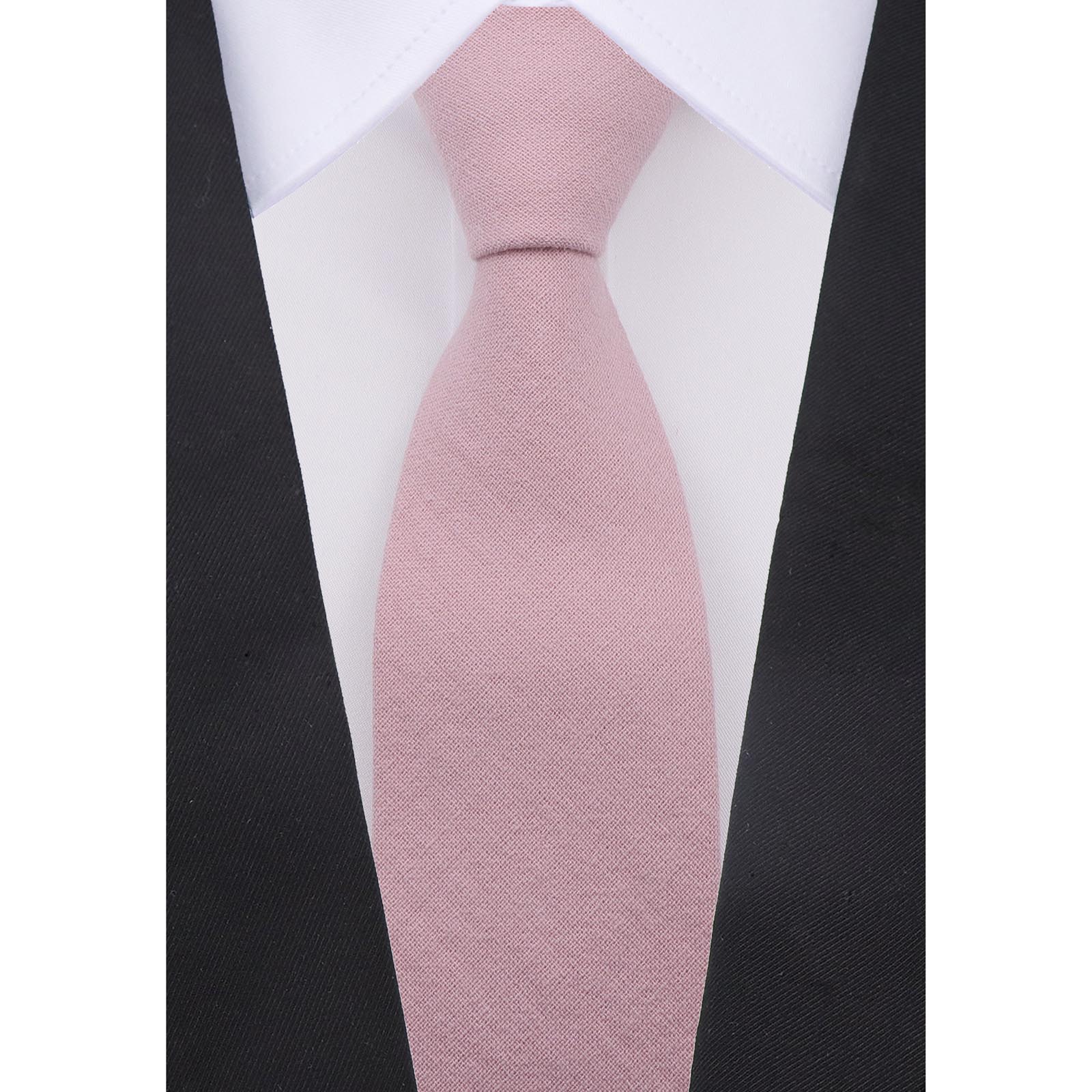 1pc Formal Cotton Tie Wedding Tie Vintage Skinny Men's Tie
