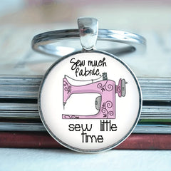 Vintage Sewing Machine Keychain for Boys and Girls