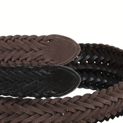  Braided Leather Belt for Women