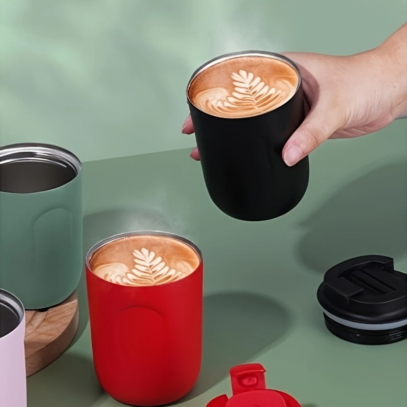 Insulated Stainless Steel Tumbler with Lid - Non Slip Portable Travel Mug