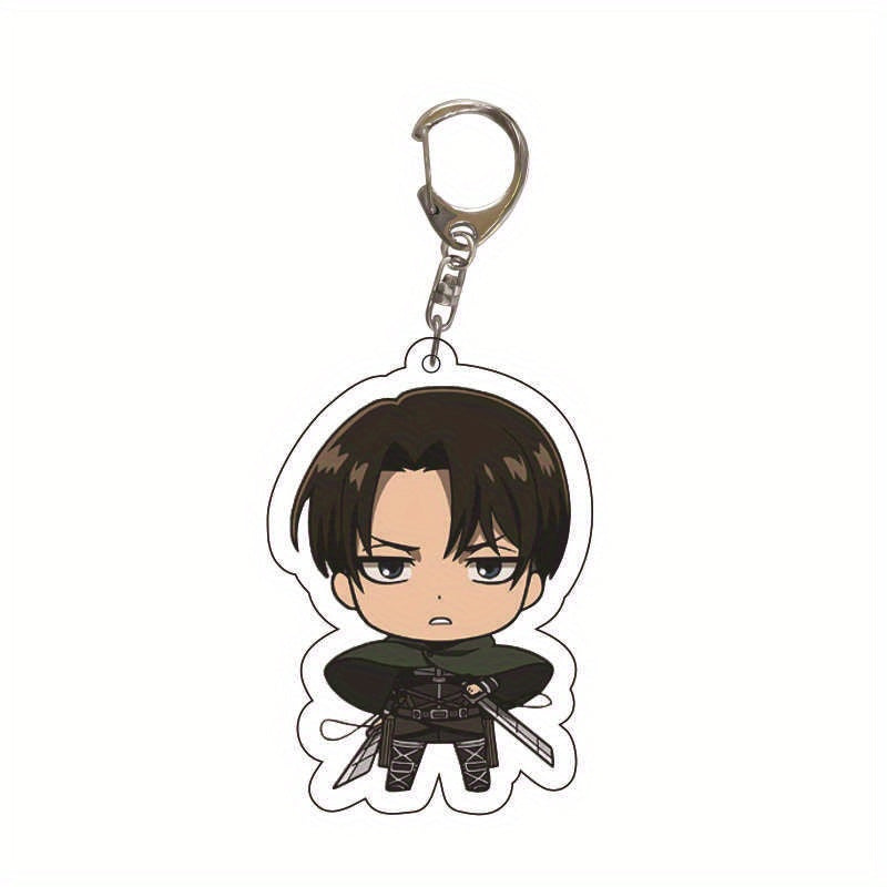 Anime Figure Keychain Acrylic Keyring Bag Accessory Car Pendant 1pc