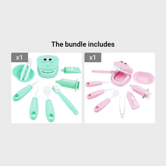 Kids Dentist Check Teeth Model Role Play Learning Toy