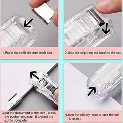 Portable Handheld Clamp Stapler 40 Sheet Capacity