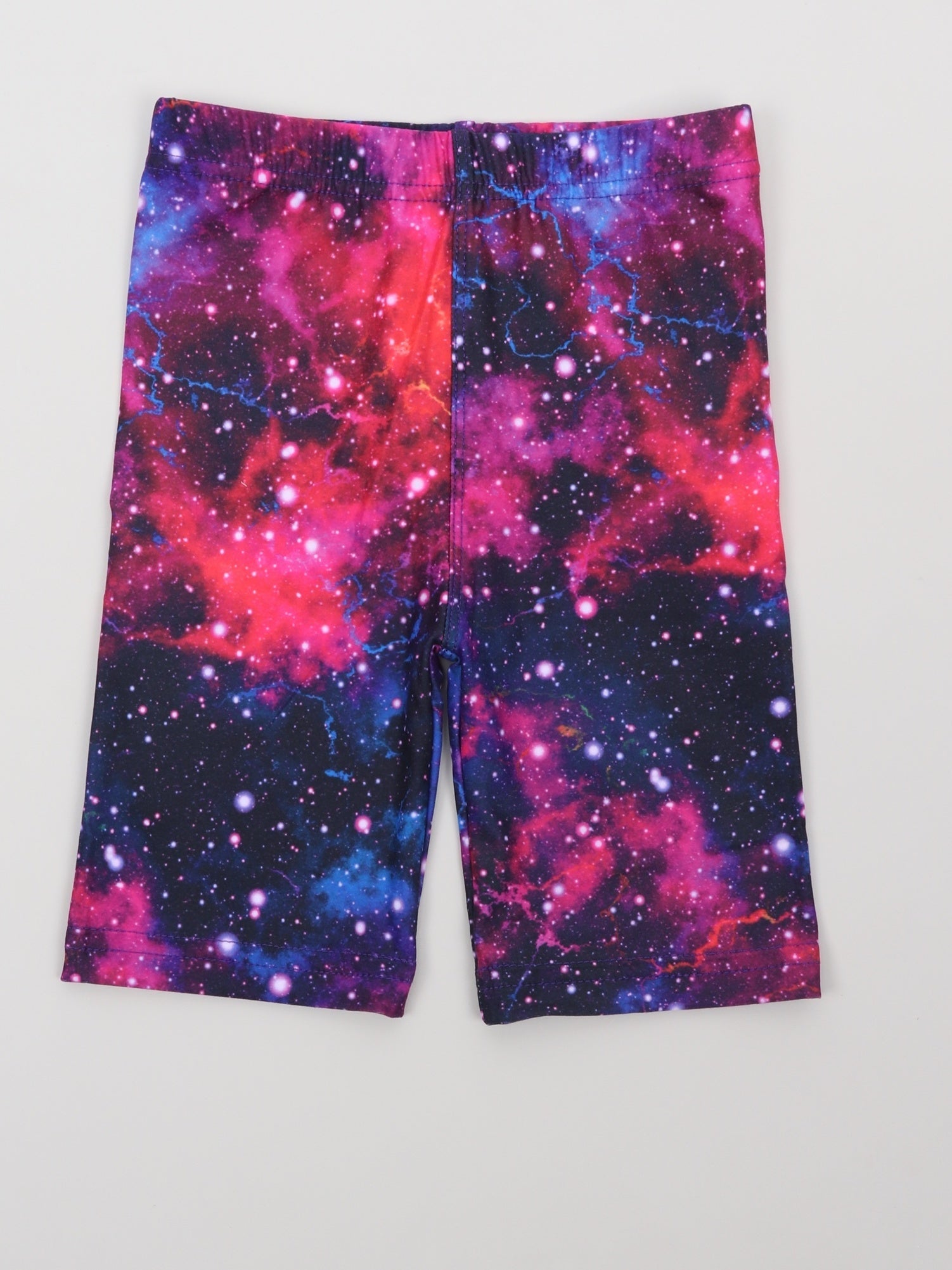 Toddler Girls Tie Dye Starry Sky Biker Shorts