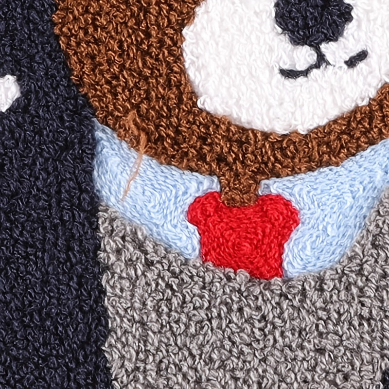 Cartoon Big Bear Embroidery Patches Fabric Art Decor DIY Clothes Accessories