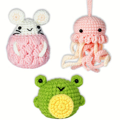 Learn To Crochet Kits For Adults - DIY Knitting Gift Set