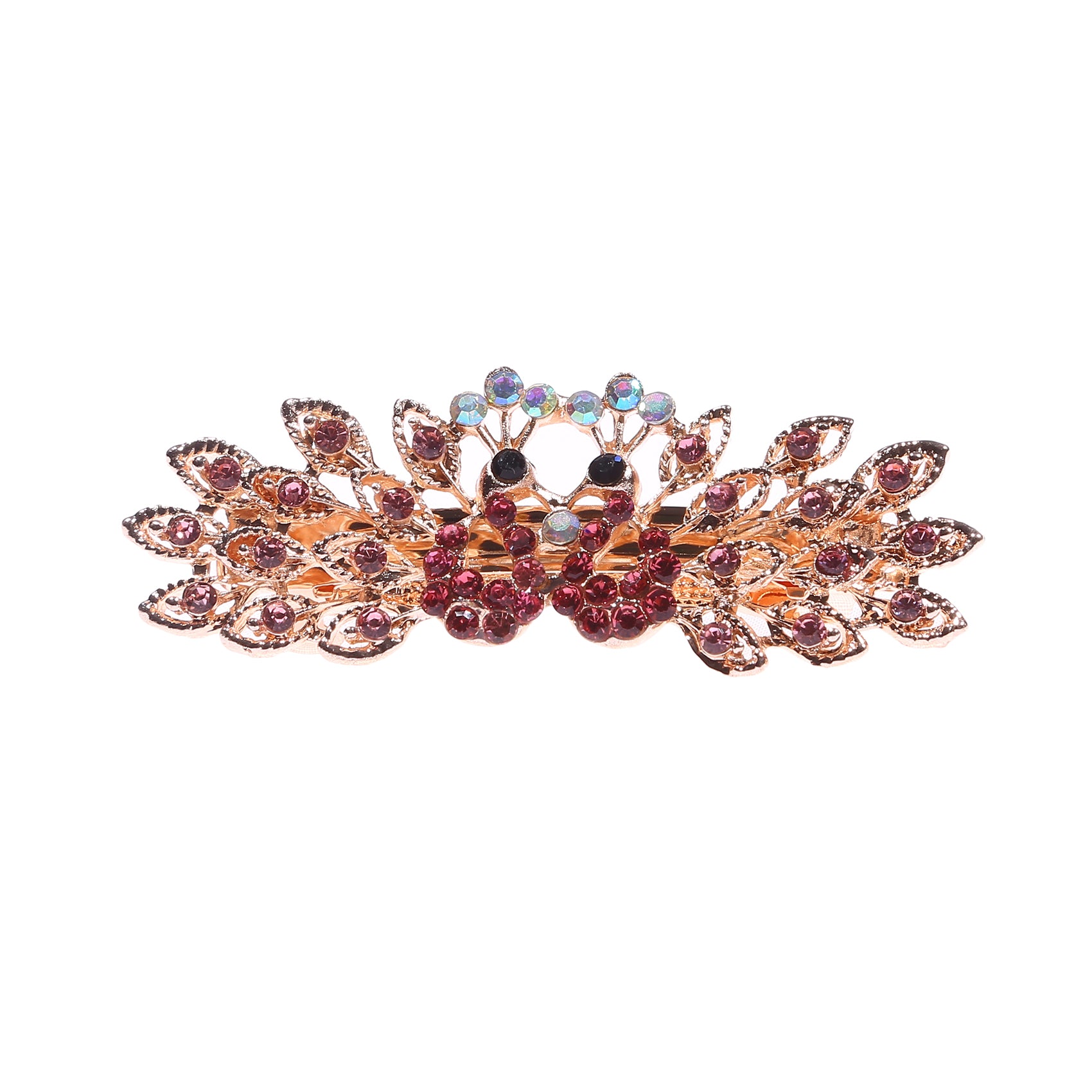 Crystal Hair Clip Rhinestones Barrettes Pins Vintage Spring Clips