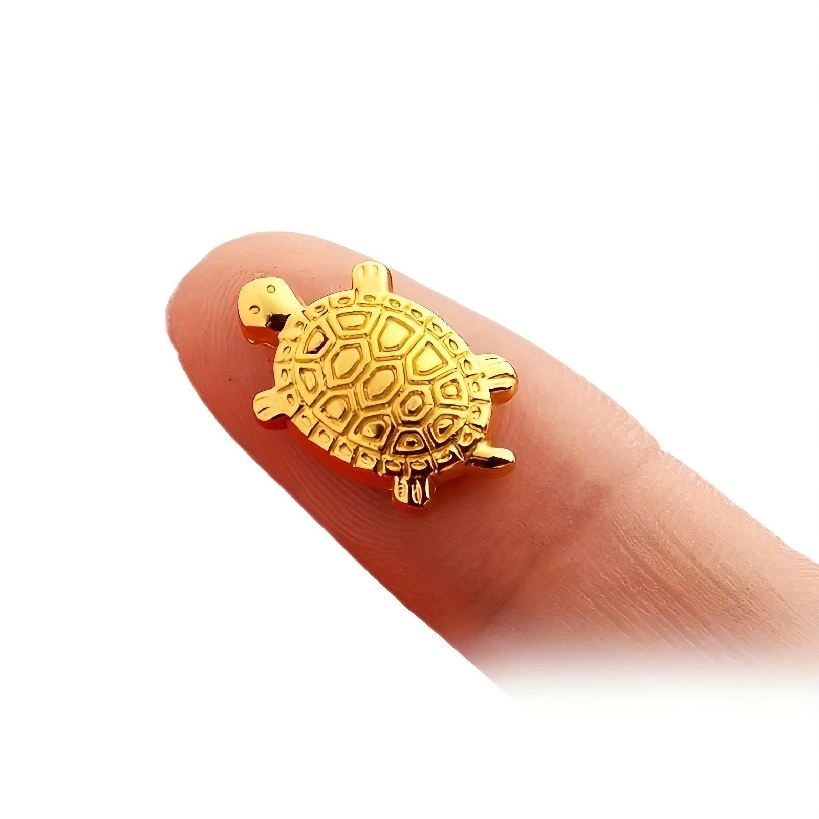 2pcs Golden Turtle Wealth Tabletop Ornaments Lucky Gift