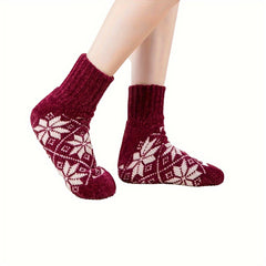 Geometric Print Mid Tube Socks Women's Stockings