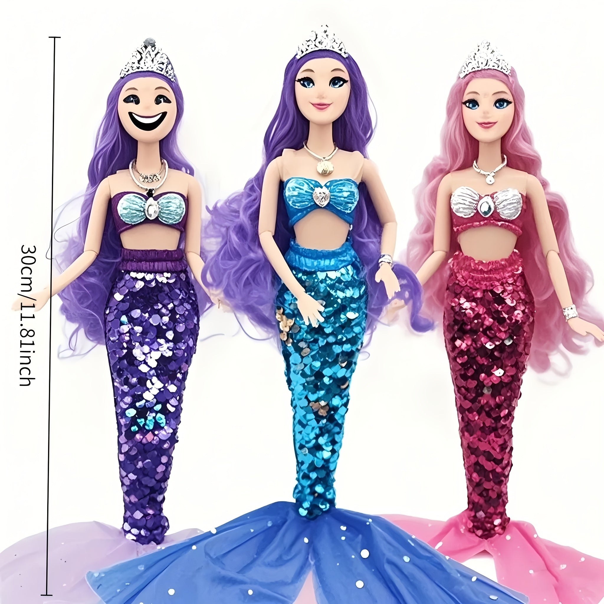 Mermaid Tail Dress up Suit Polyester DIY Toy Kit