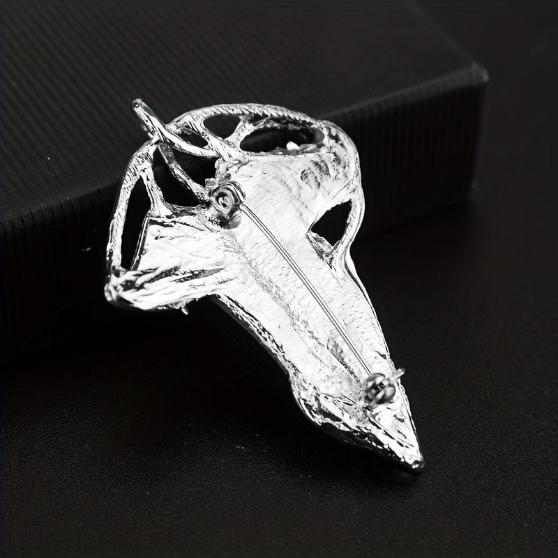 Leaf Shape Alloy Brooch Chest Flower Pin For Men