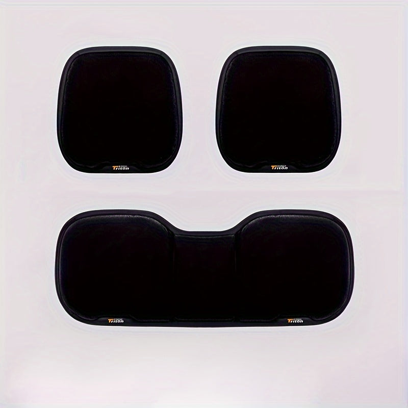 3pcs Winter Car Seats Pad Thickened Plush Warm Car Seats Cushion