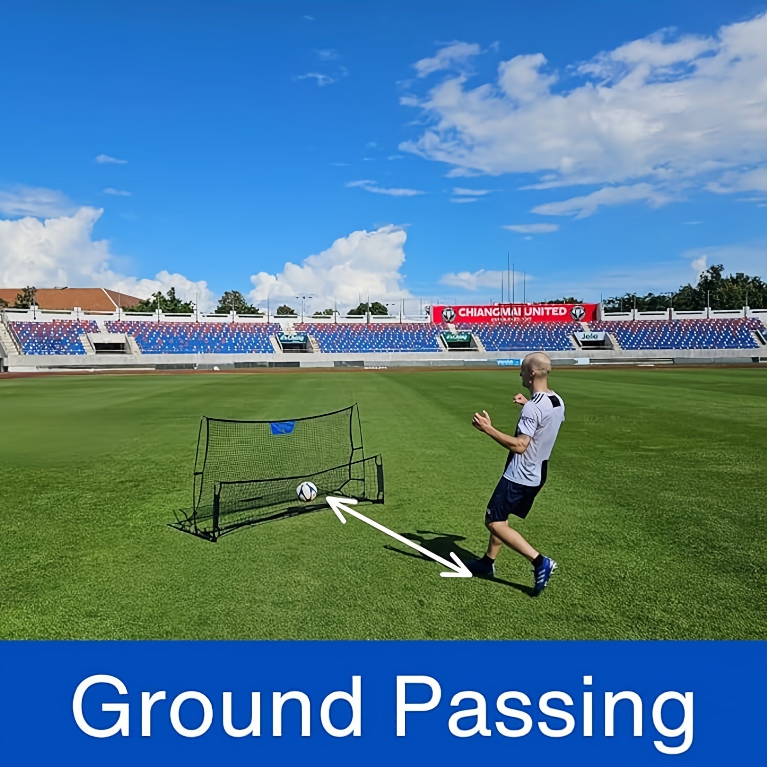 Portable Soccer Rebounder Trainer Net for Indoor & Outdoor Training
