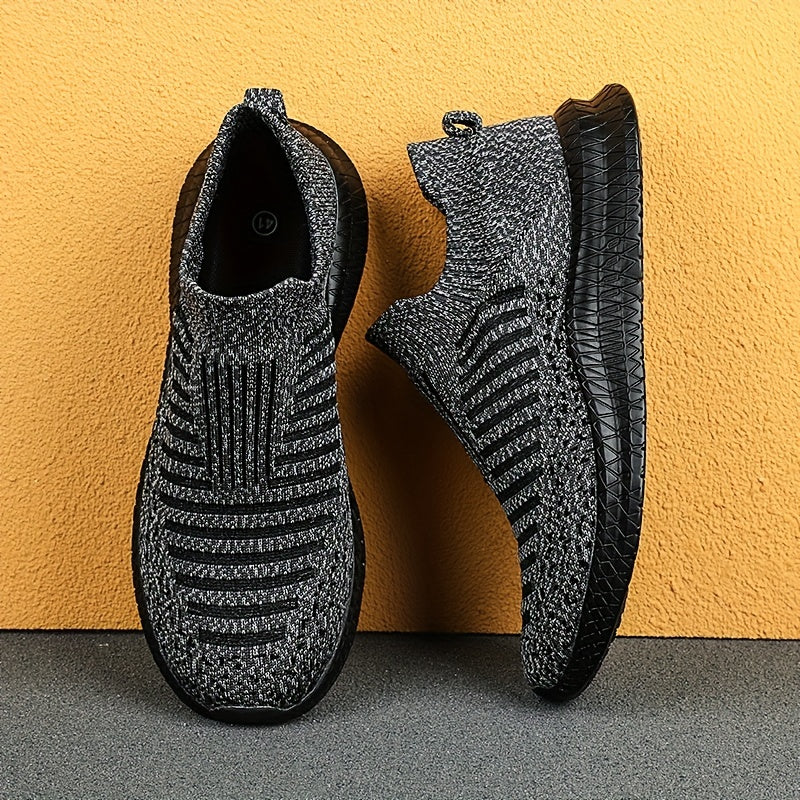 Men's Knitted Lightweight Slip On Casual Shoes