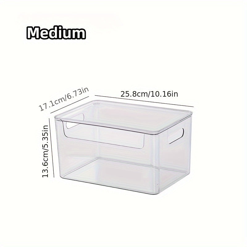 Transparent Storage Box with Lid Waterproof and Dustproof