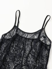  Lace Trim Boho Nightdress