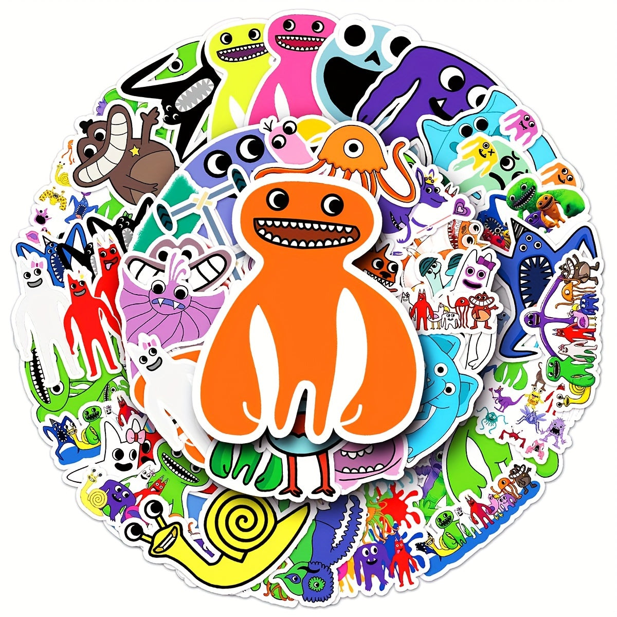 50 Pieces Garten Of Banban Cartoon Graffiti Stickers DIY Decoration Waterproof