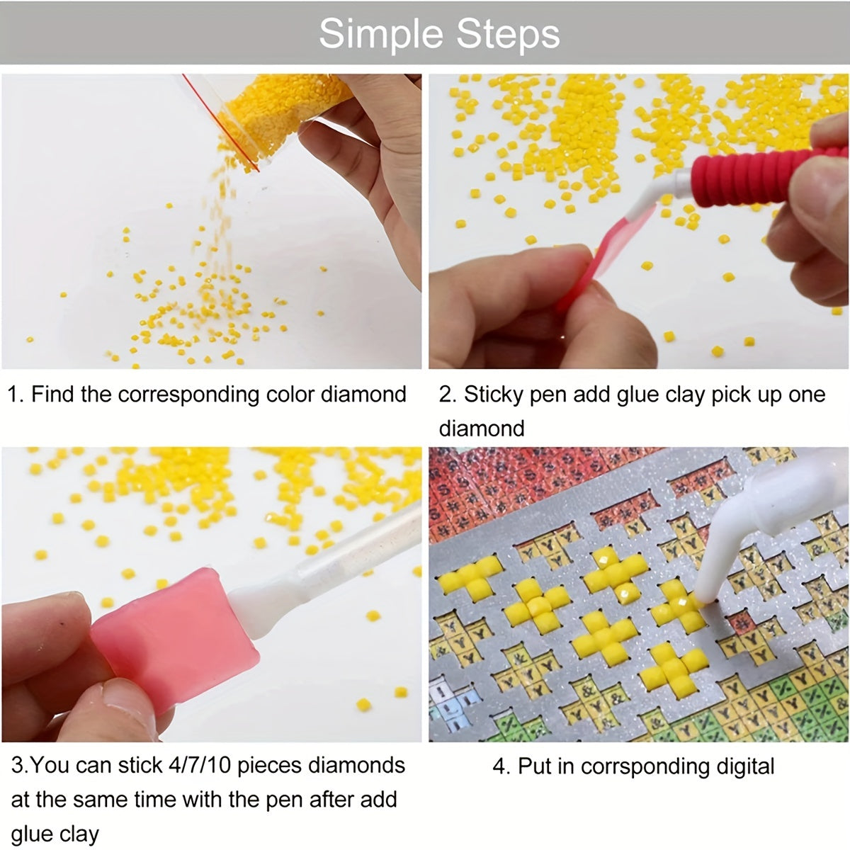 Square Diamond Ruler for Diamond Painting DIY Tools