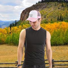 Funny Mesh Trucker Hat Y2K College Baseball Cap